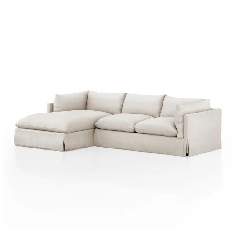 Reggio 2 - Piece Slipcovered Chaise L-Sectional