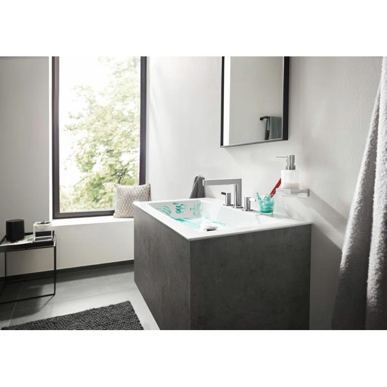 hansgrohe Finoris Widespread Faucet 110 with Pop-up Drain, 1.2 GPM