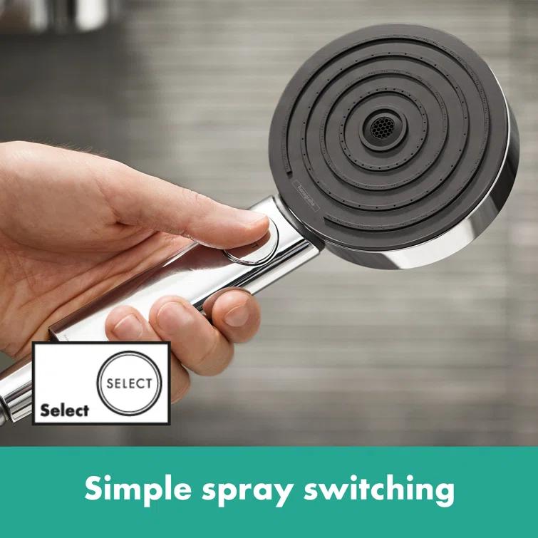 hansgrohe Pulsify S Handshower 105 3-Jet, 2.5 GPM