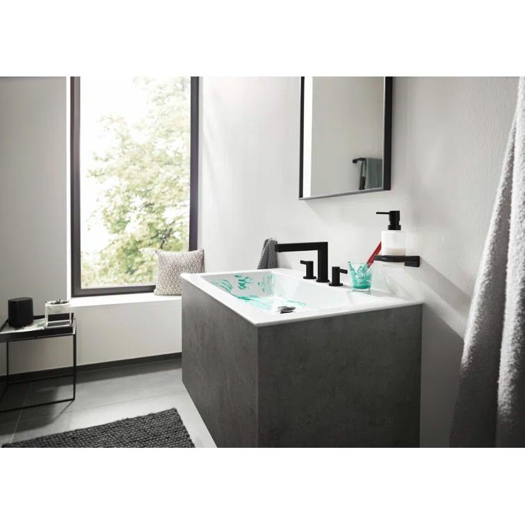 hansgrohe Finoris Widespread Faucet 110 with Pop-up Drain, 1.2 GPM
