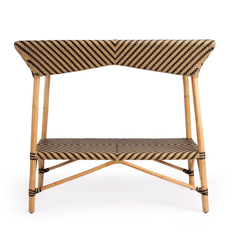 Butler Ciel  Brown Rattan Bar Cart