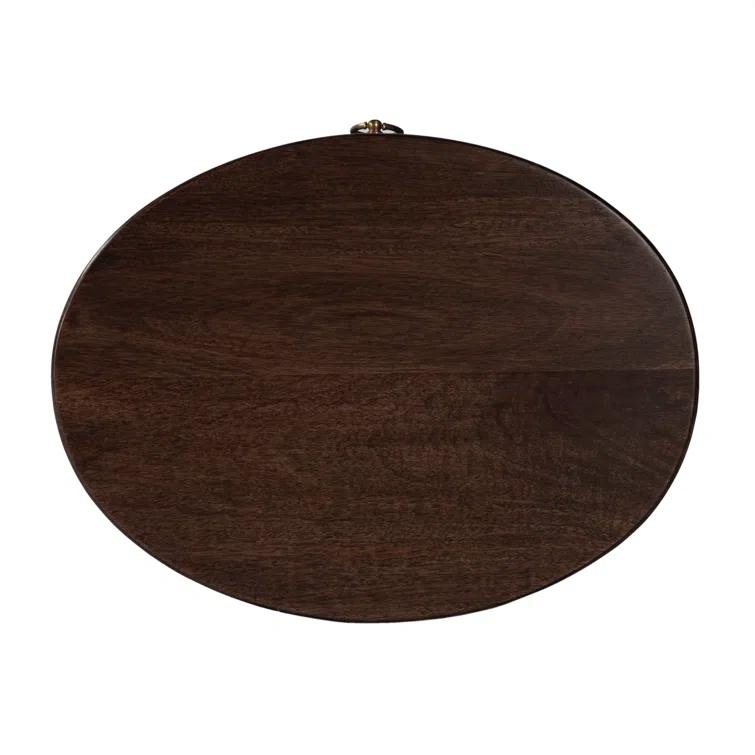 Butler Specialty Transitional Carnolitta Mango Wood End Table In Dark Brown