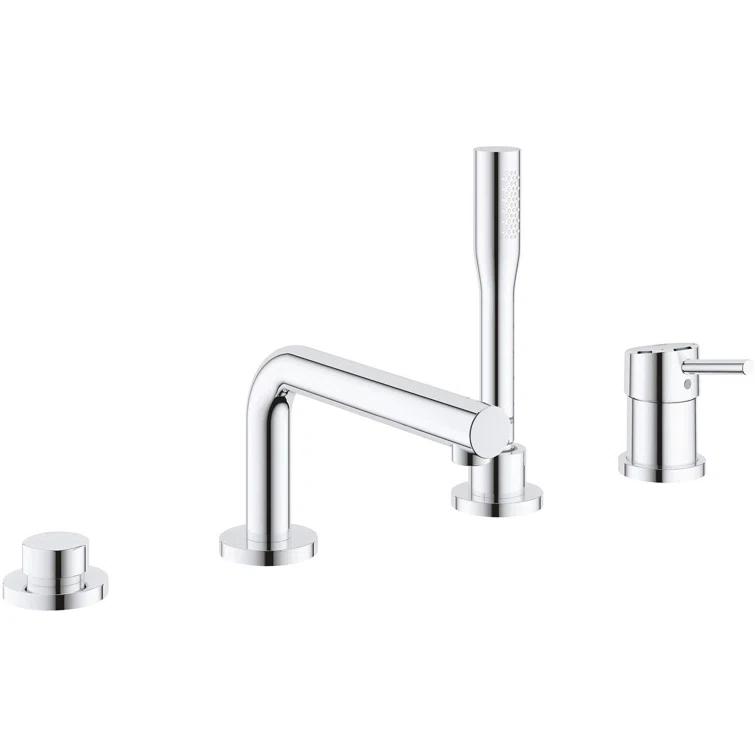 Concetto™ Single Handle Deck Mounted Roman Tub Faucet Trim with Diverter and Handshower
