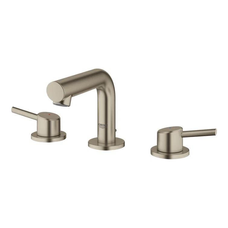 Concetto™ Mid-Arc Widespread Bathroom Faucet with Drain Assembly