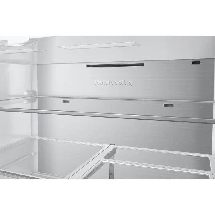 Bespoke 4-Door French Door Refrigerator (29 cu. ft.) with Beverage Center™ - Middle and Bottom Panels