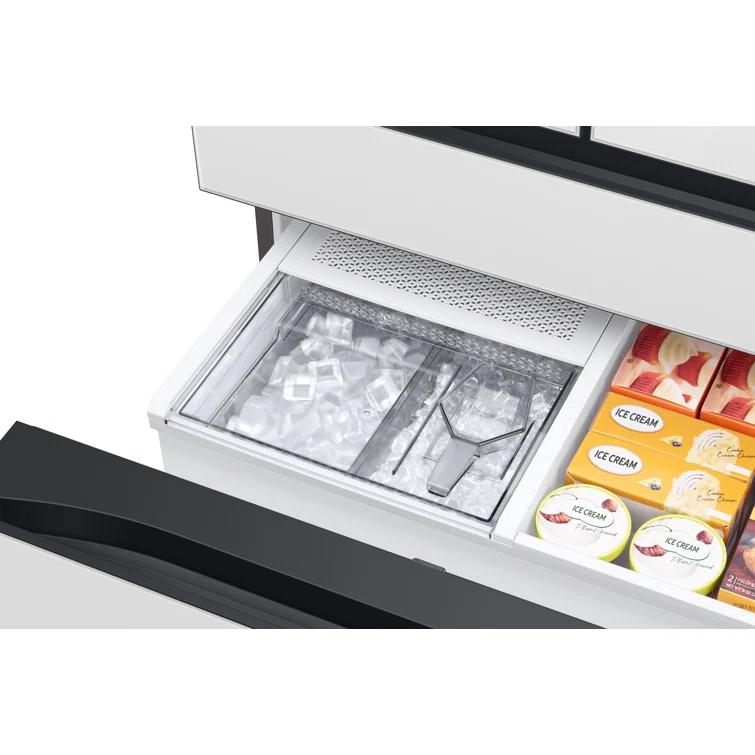 Bespoke 4-Door French Door Refrigerator (29 cu. ft.) with Beverage Center™ - Middle and Bottom Panels