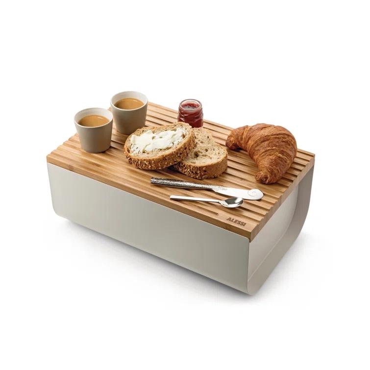 Alessi MATTINA BREAD BOX,BREAD BIN R