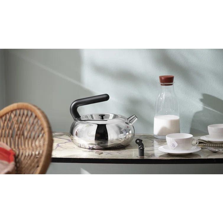 Alessi Alessi Bulbul 2.64 Quarts Stainless Steel (18/10) Whistling Stovetop Tea Kettle