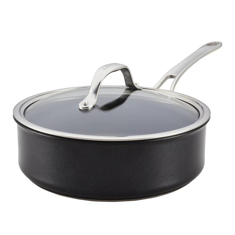 Anolon X Hybrid Cookware Nonstick Sauté Pan With Lid, 3.5-Quart