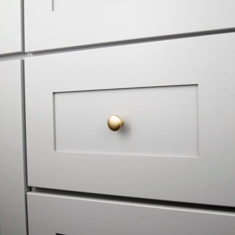 Heritage Designs Kitchen Cabinet Knobs, 1 1/8" Round Knob Pull for Doors, Drawers and Dressers