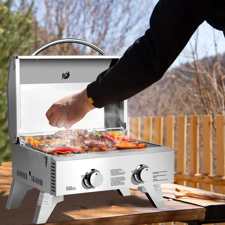 Costway 2 - Burner Portable Liquid Propane Infrared Gas Grill