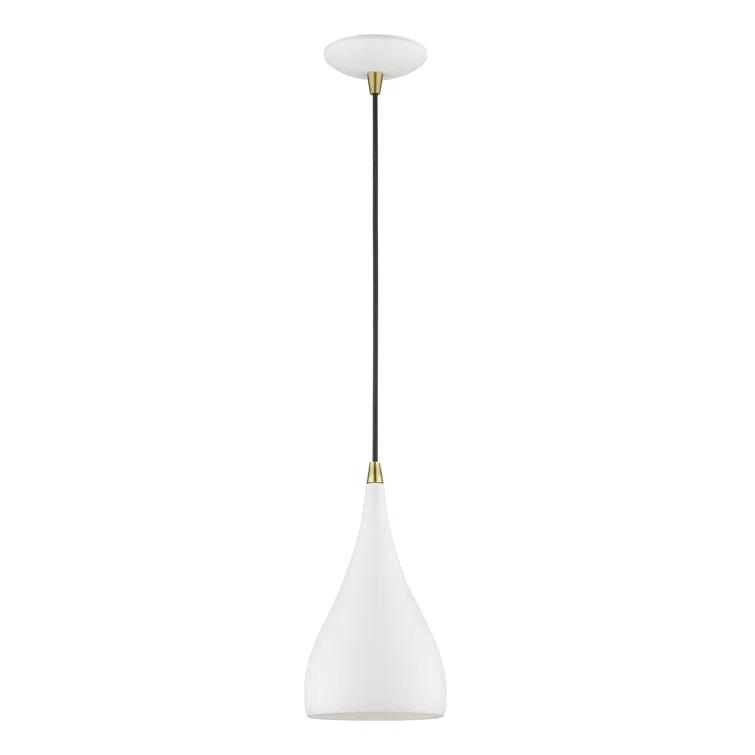 Schultz Single Light Metal Dimmable Pendant