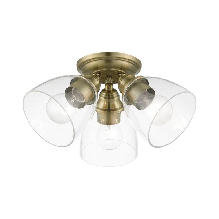 Gunnbjorn 3-Light 14.25" Semi Flush Mount
