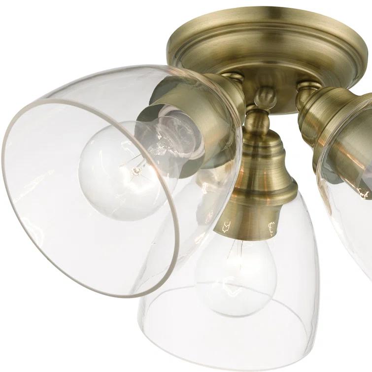 Gunnbjorn 3-Light 14.25" Semi Flush Mount