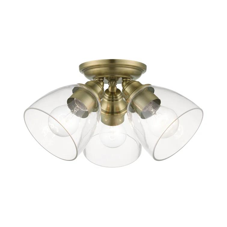 Gunnbjorn 3-Light 14.25" Semi Flush Mount