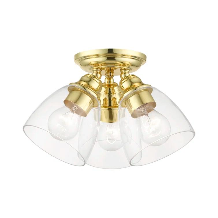 Gunnbjorn 3-Light 14.25" Semi Flush Mount