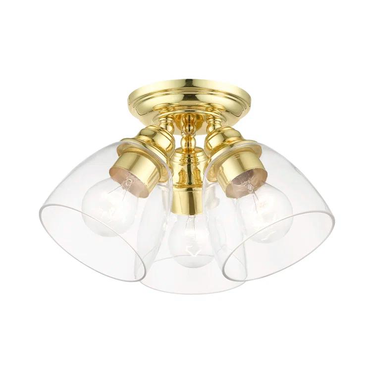 Gunnbjorn 3-Light 14.25" Semi Flush Mount