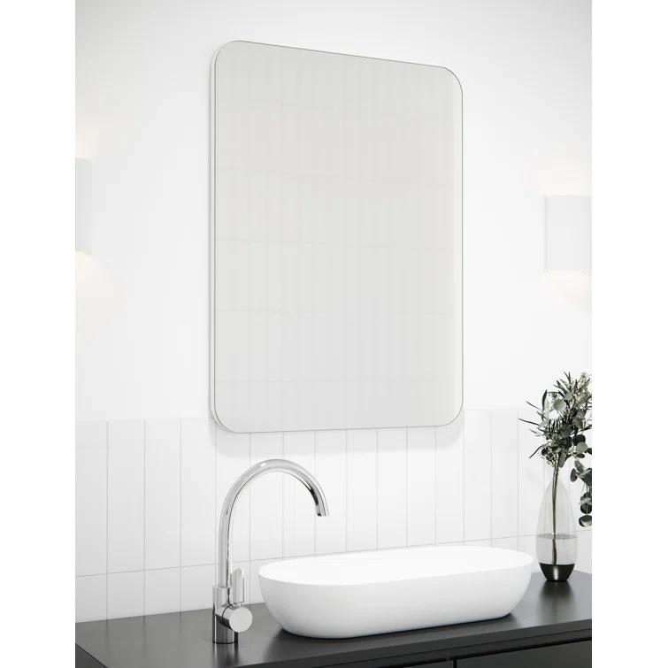 Glass Warehouse One Door MDF Square Shape Medicine Cabinet
