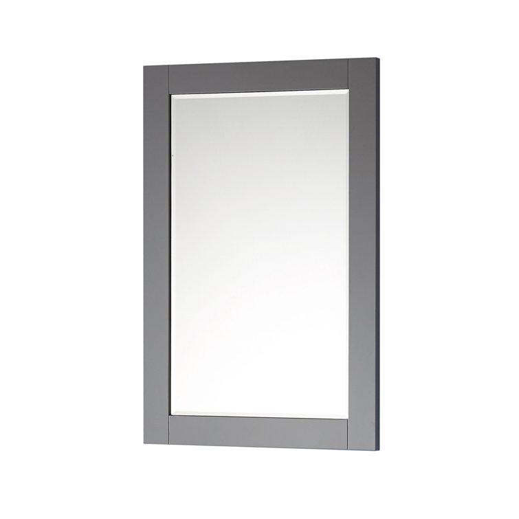 Ivy Wood Flat Wall Mirror