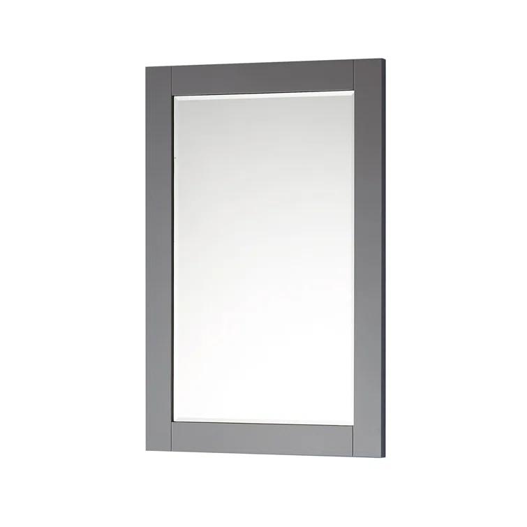 Ivy Wood Flat Wall Mirror