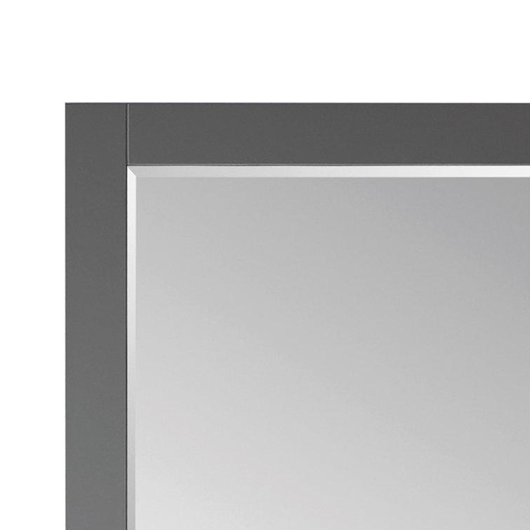 Ivy Wood Flat Wall Mirror