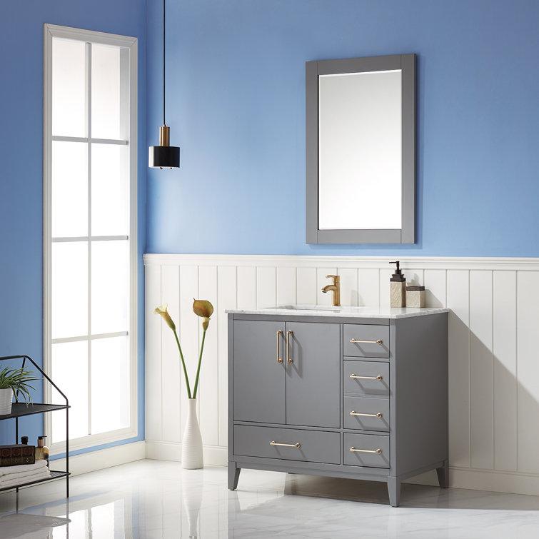 Ivy Wood Flat Wall Mirror