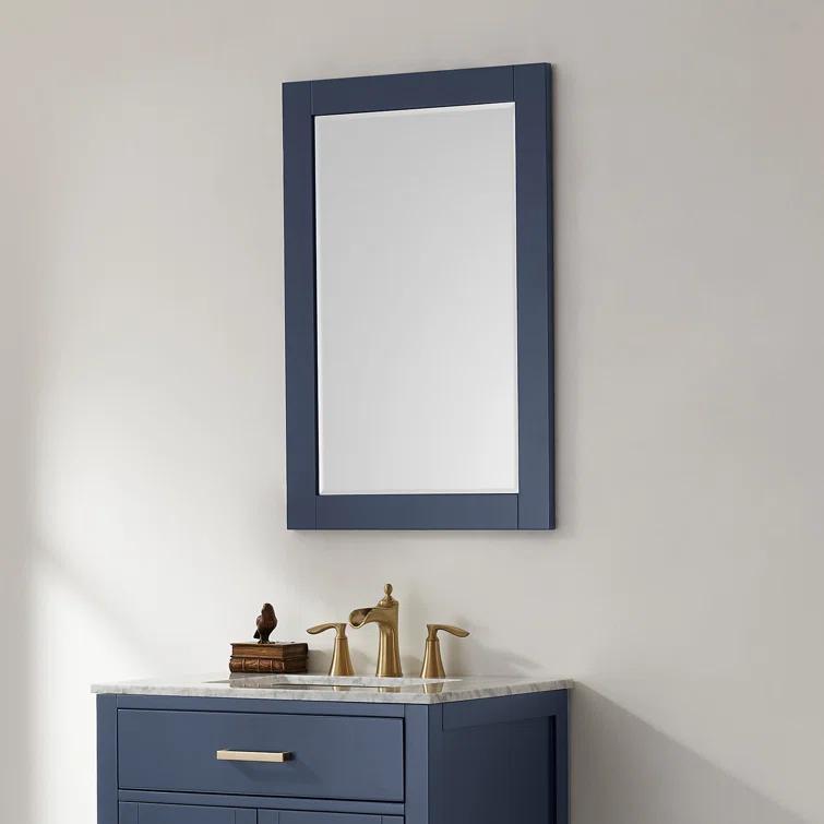 Ivy Wood Flat Wall Mirror