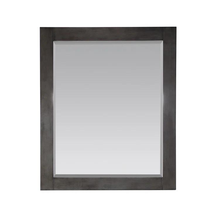 Ivy Wood Flat Wall Mirror