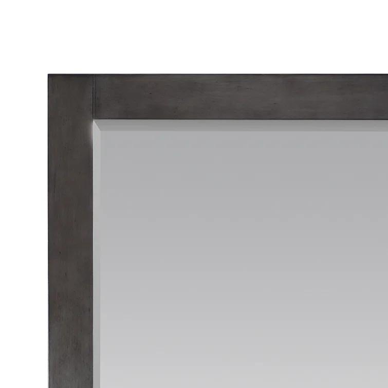 Ivy Wood Flat Wall Mirror