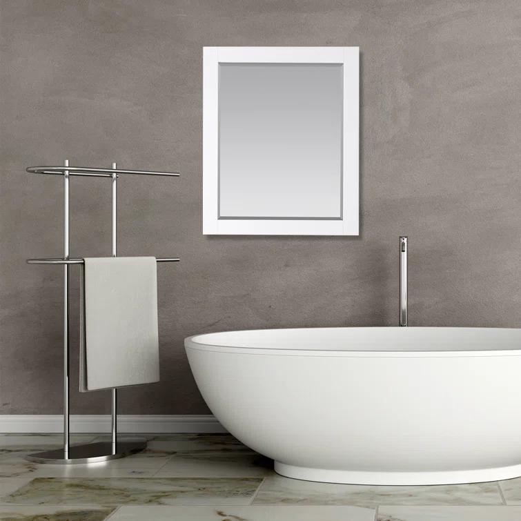 Ivy Wood Flat Wall Mirror