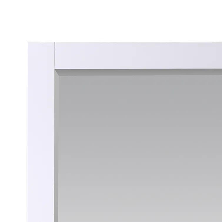 Ivy Wood Flat Wall Mirror