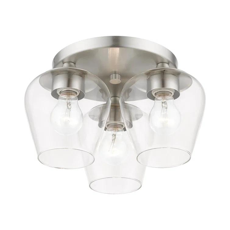 Willa Arlo™ Interiors Chrisha Orizaba 3-Light 13" Flush Mount