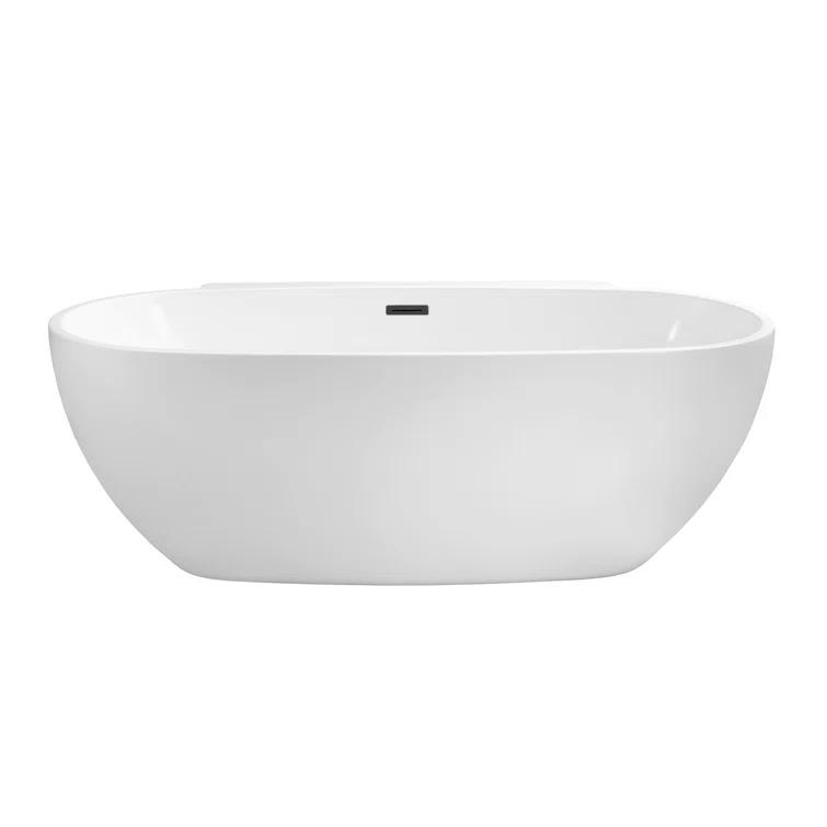 1501 mm x 749 mm Freestanding Roll Top Bathtub