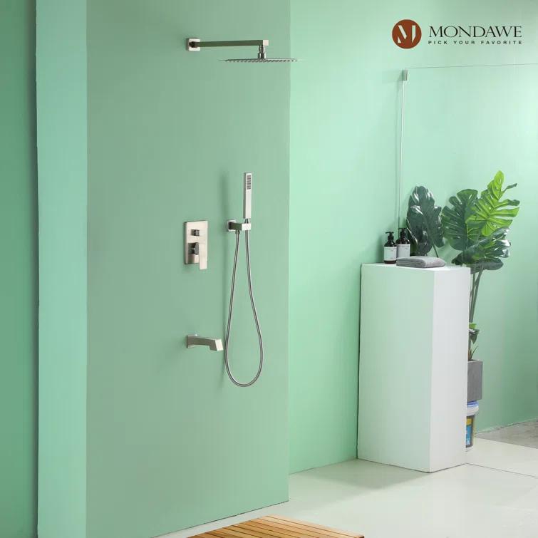 Calder Complete Shower System with Rough in-Valve