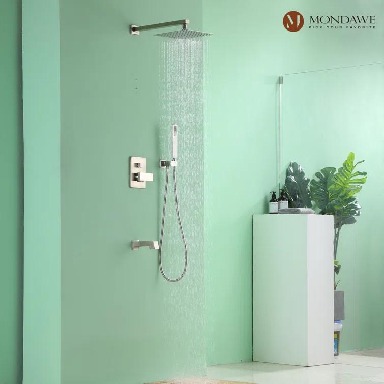 Calder Complete Shower System with Rough in-Valve