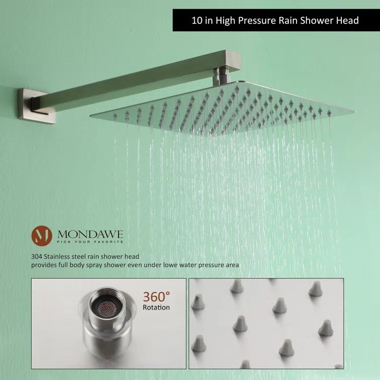 Calder Complete Shower System with Rough in-Valve