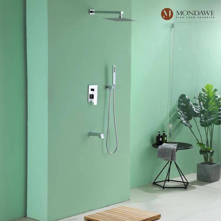 Calder Complete Shower System with Rough in-Valve