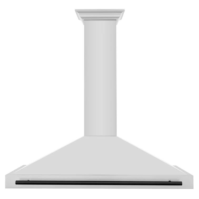 ZLINE 48 in. Autograph Edition Convertible Stainless Steel Range Hood W/ Stainless Steel Shell & Champagne Bronze Accents (KB4STZ-48-CB)