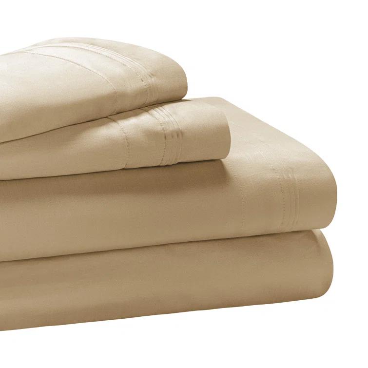 Luxury Egyptian-Quality Cotton 650 Thread Count Sateen Sheet Set