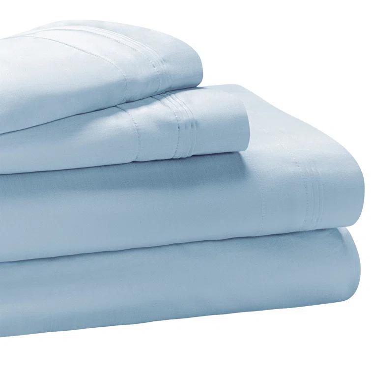 Egyptian Cotton Deep Pocket Solid 650 Thread Count Sheet Set