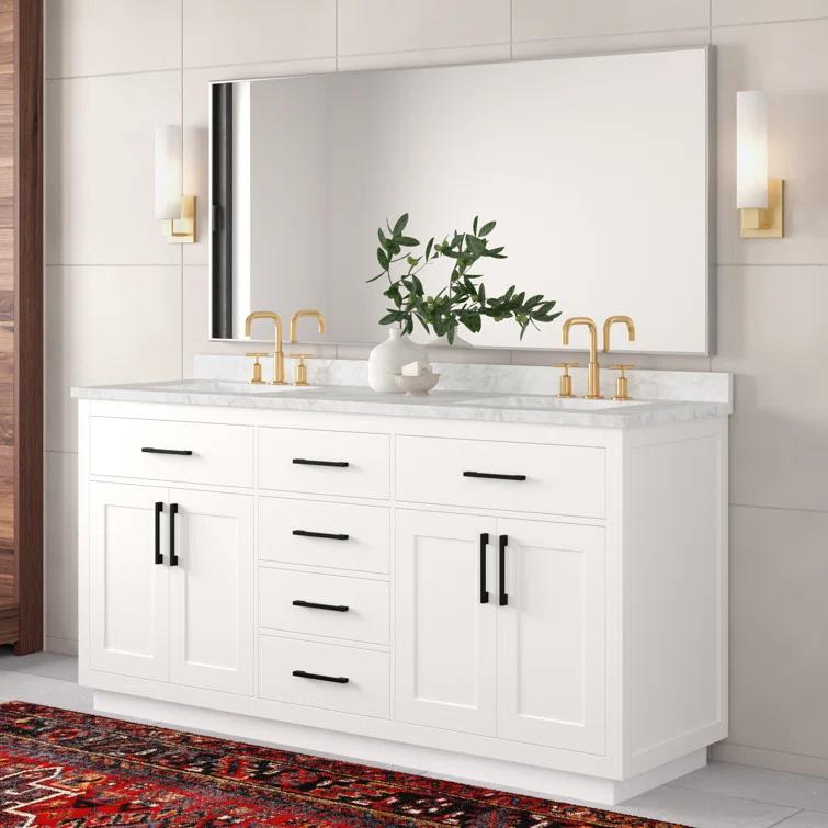 OVE Decors Athea 72 in. W Bath Vanity with Premium Countertop and Power Bar