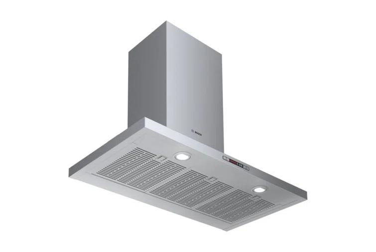 800 Series 36" 600 CFM Convertible Wall Mount Range Hood in Stainless Steel