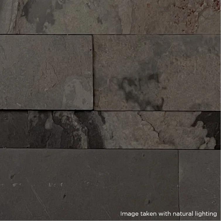 6'' W x 24'' L Natural Stone Peel and Stick Mosaic Tile