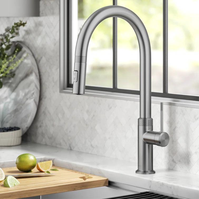 Kraus Oletto Single Handle High-arc Kitchen Faucet