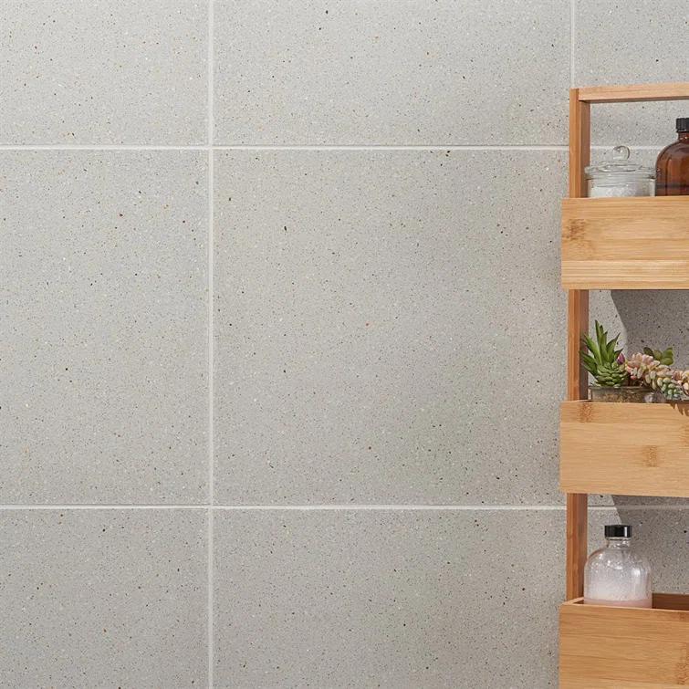 Durham 16.14 in. x 16.14 in. Polished Terrazzo Floor and Wall Tile (3.61 Sq. Ft. / Case)