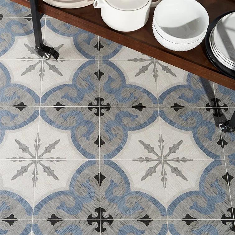 Beverly 8" x 8" Porcelain Patterned Wall & Floor Tile (12.91 sq. ft./ Case)