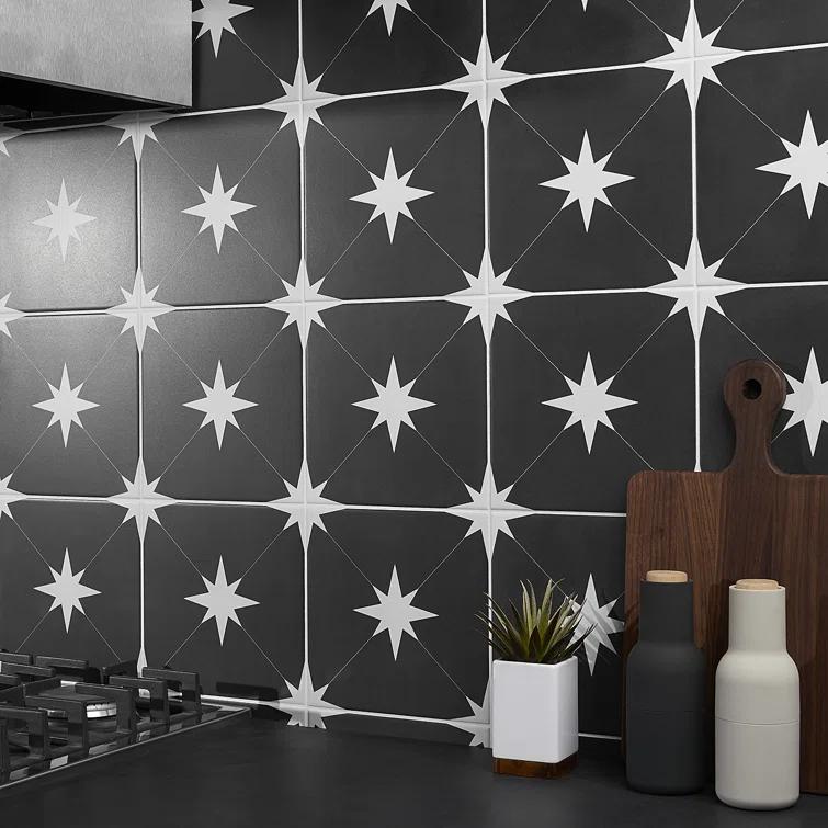 Polaris 9 in. x 9 in. Matte Porcelain Floor and Wall Tile (10.76 Sq. Ft. / Case)