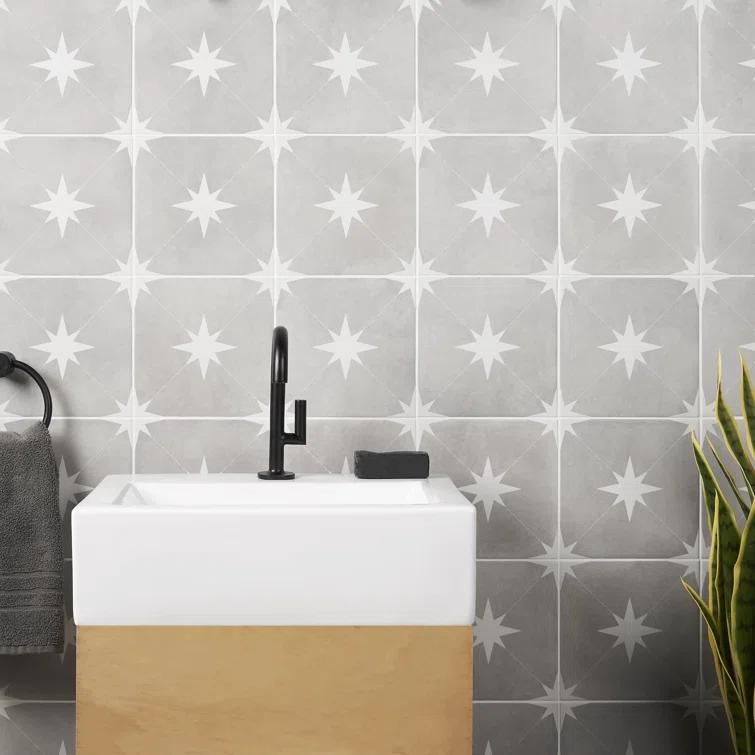 Polaris 9 in. x 9 in. Matte Porcelain Floor and Wall Tile (10.76 Sq. Ft. / Case)