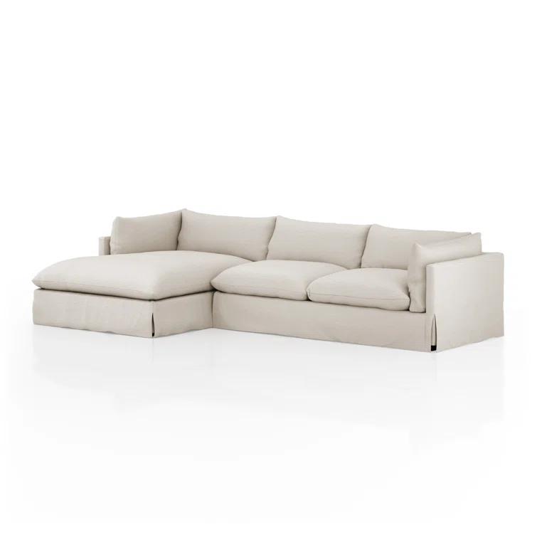 Reggio 2 - Piece Slipcovered Chaise L-Sectional