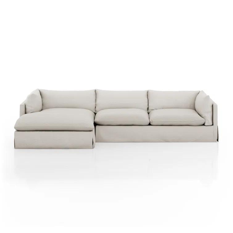 Reggio 2 - Piece Slipcovered Chaise L-Sectional